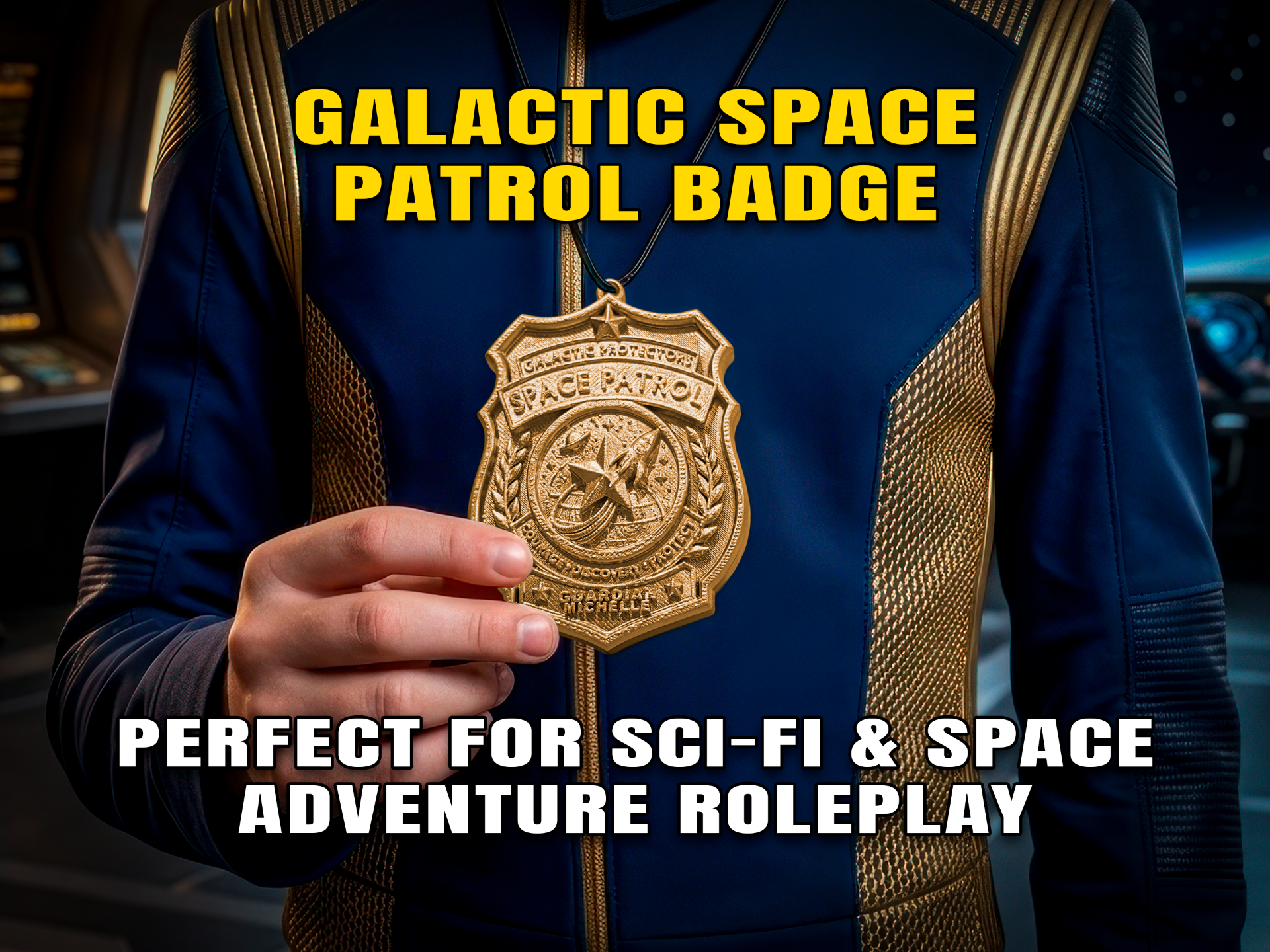 GALACTIC SPACE PATROL BADGE