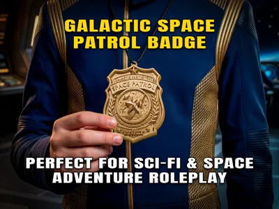 GALACTIC SPACE PATROL BADGE