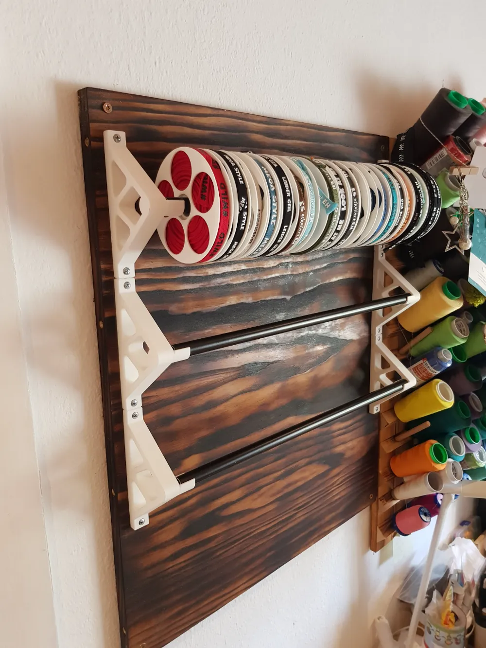 Produktbild von JEWEDECO Kunststoff-drahtspule Spulenhalter Für Garn Band Faden Spule Leer Tragbar Kompakt Zubehör Organizer Handwerk Nähen