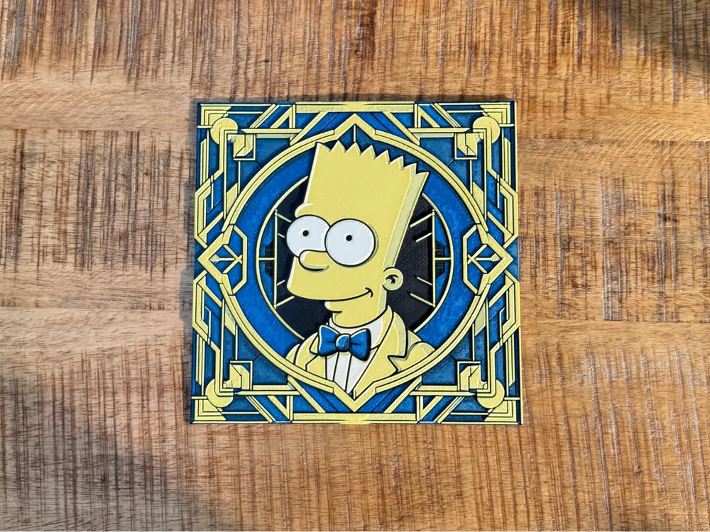 Art Deco - Bart Simpson von 3Deekes - MakerWorld