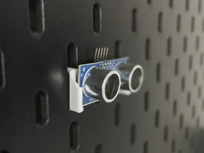 Ultrasonic sensor Skadis holder