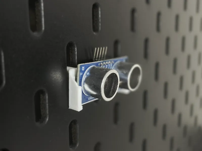 Ultrasonic sensor Skadis holder