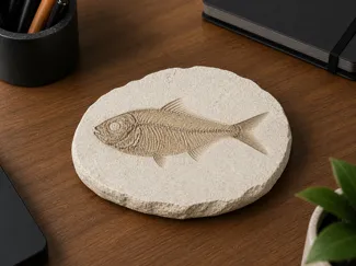 Fish Fossil Rock Slab