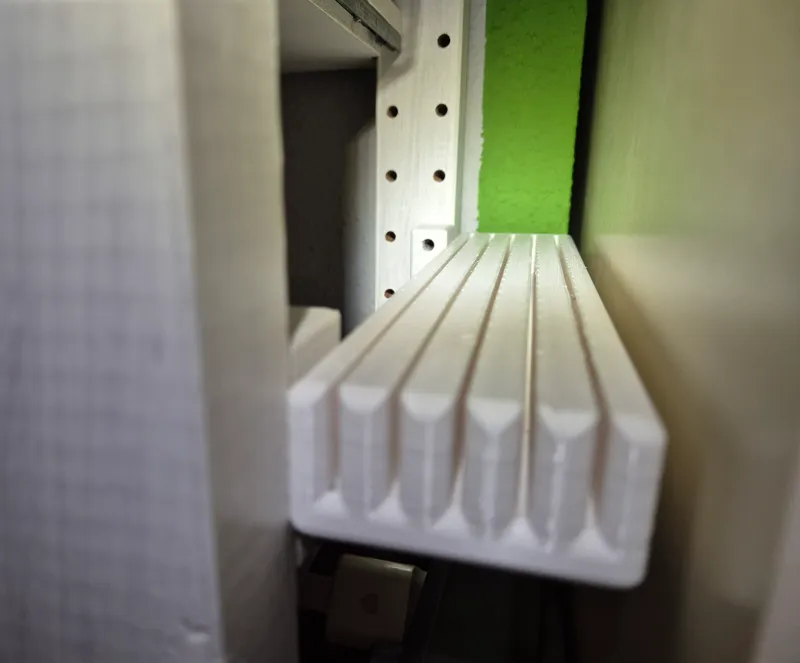 print plate holder for Ikea Ivar shelf