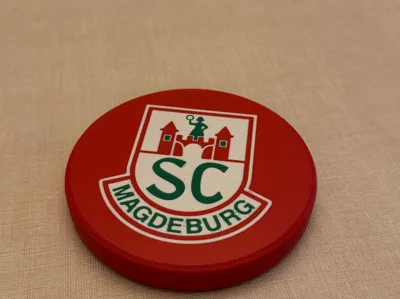 SC Magdeburg Coaster with Bottle Opener
