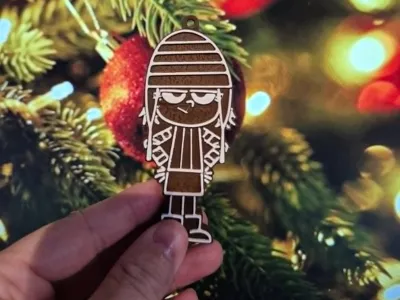 Edith Gru Gingerbread Ornament