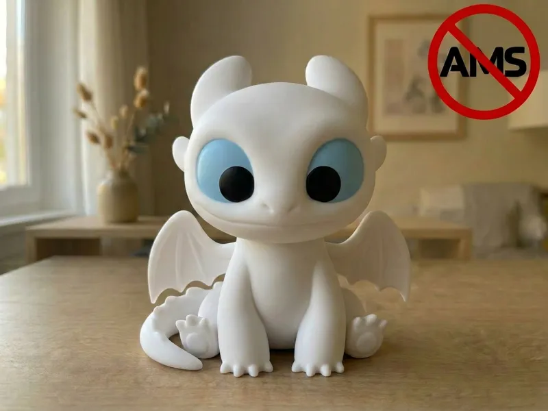 Light Fury – Figurine (AMS + No AMS Versions)