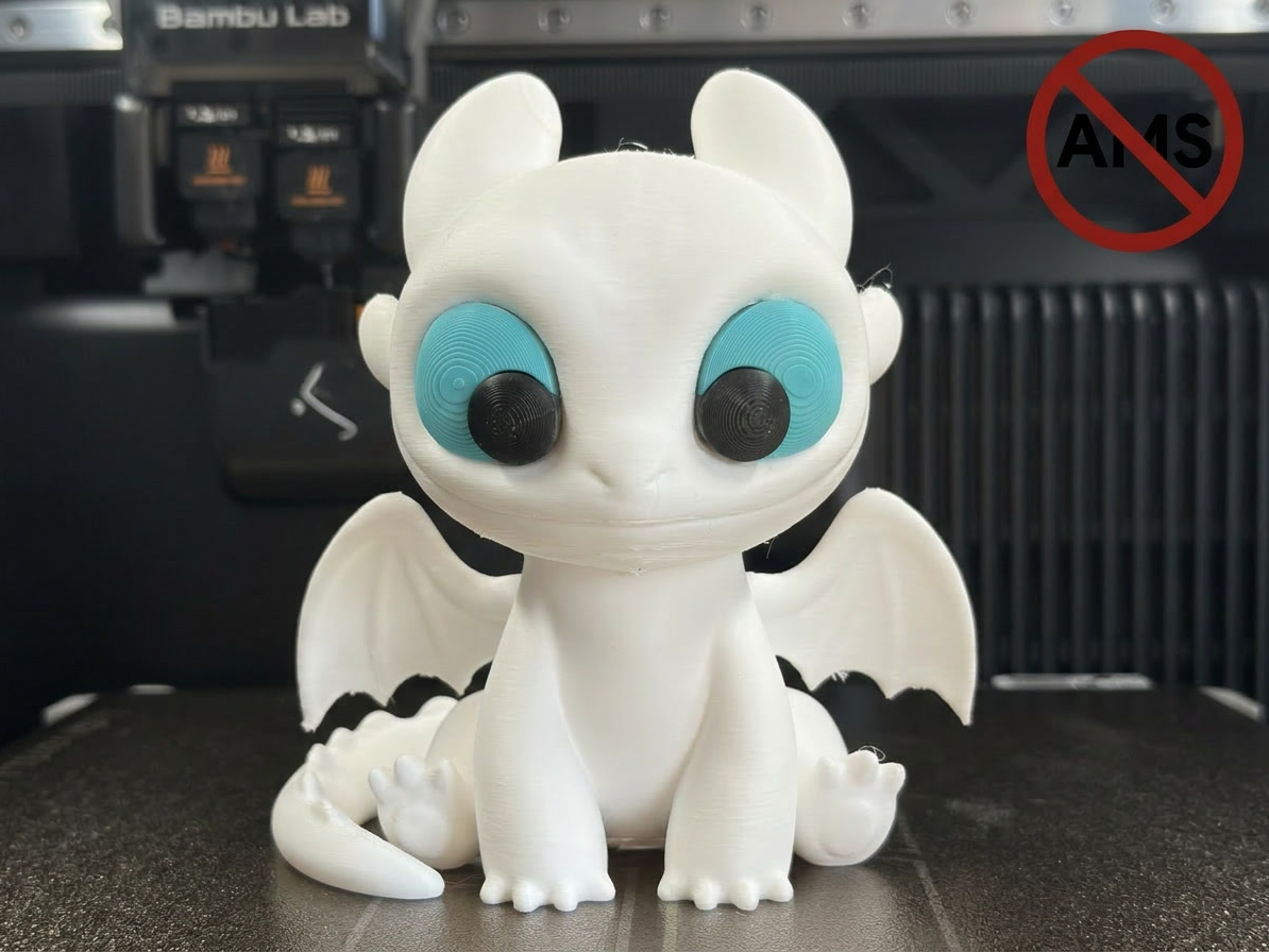 Light Fury – Figurine (AMS + No AMS Versions) 