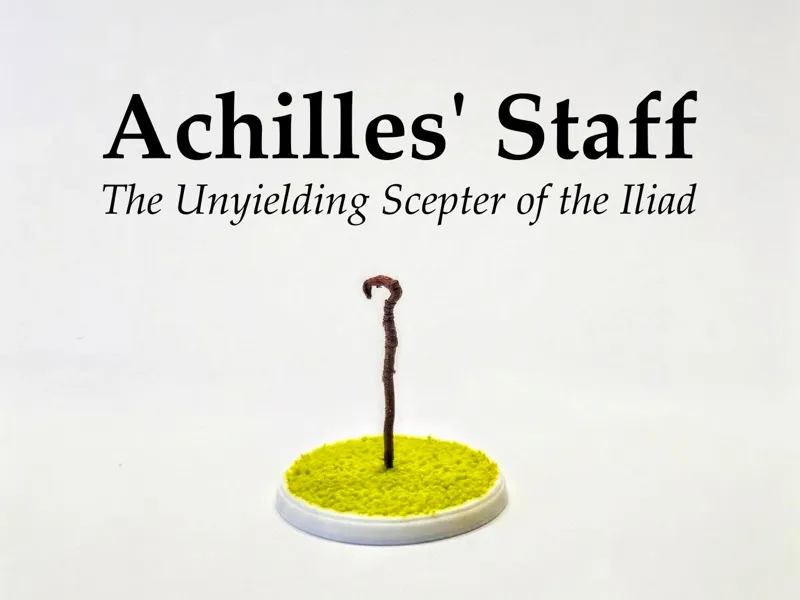 Achilles Staff The Unyielding Scepter of the Iliad