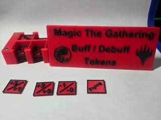 Magic The Gathering Buff/Debuff w/ storage