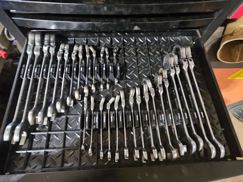 Gridfinity Spanner Holder – Metric Set (ABS/PLA)