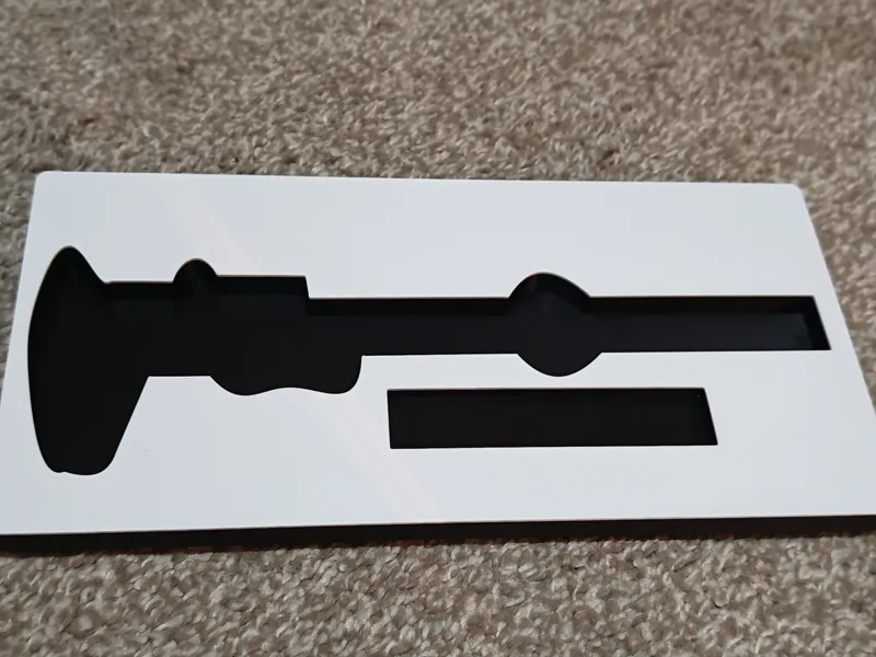 Gridfinity Calipers Bin. 2 Colour
