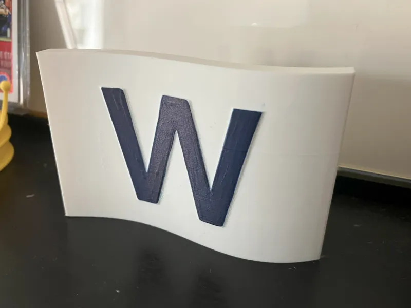 Wavy Cubs "W Flag"