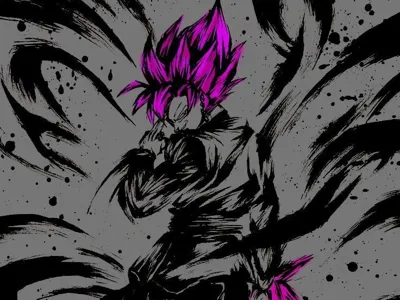 Black Goku 2d Hueforge