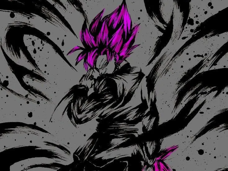 Black Goku 2d Hueforge