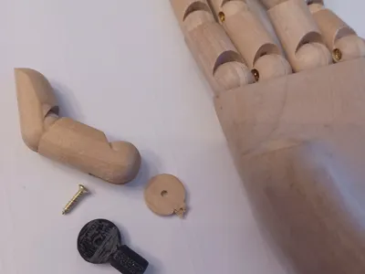 Thumb Repair for Artist Wooden Hand Figure
