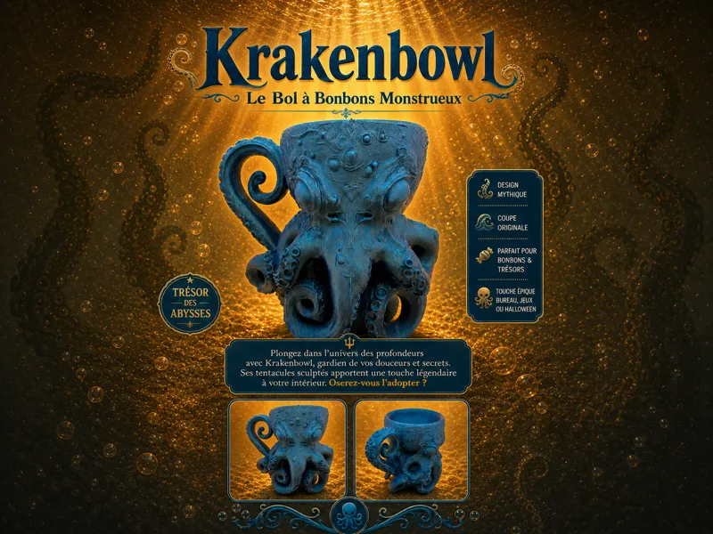 Krakenbowl – Le Bol à Bonbons Monstrueux 