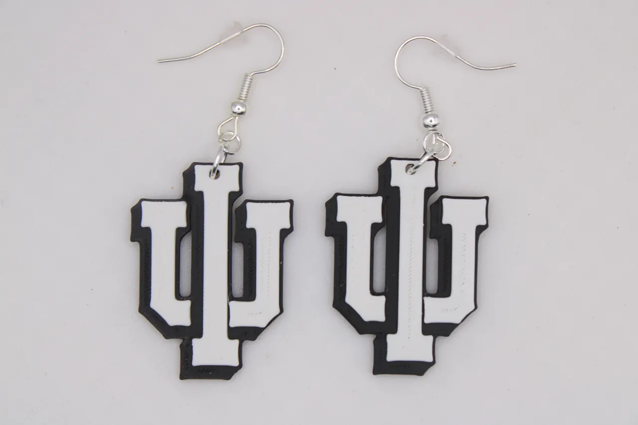 Indiana Hoosiers Earrings view 3
