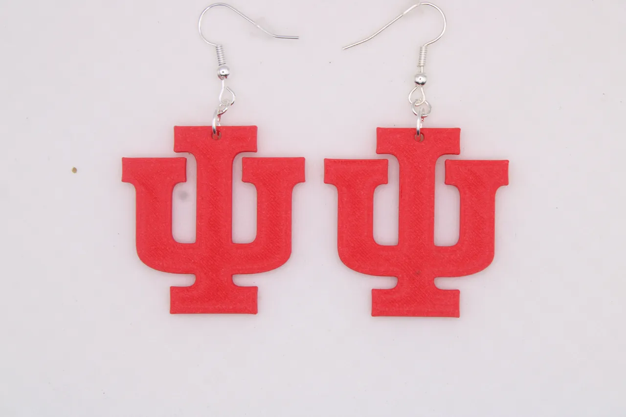 Indiana Hoosiers Earrings view 4