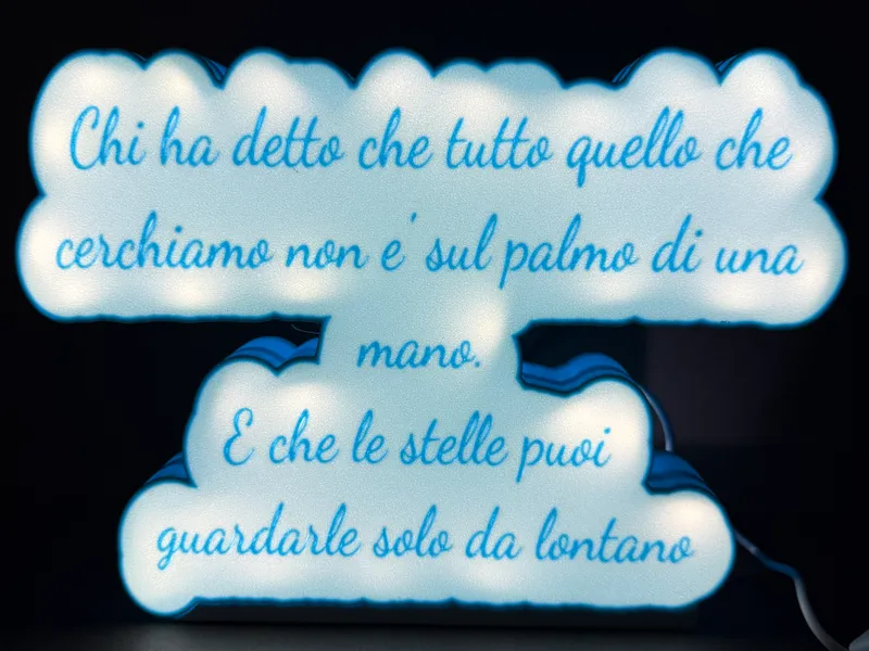 LAMPADA SOGNI - LIGHTBOX