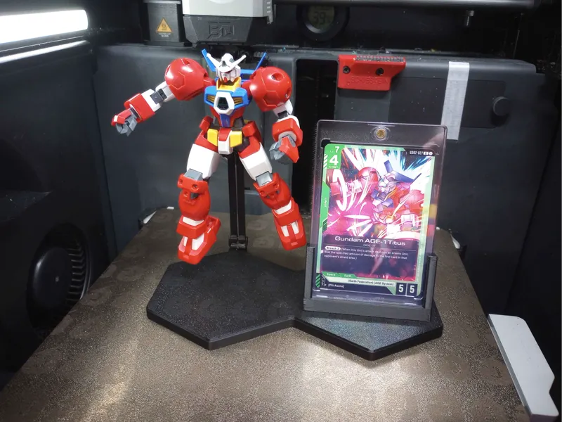 Model Kit Display Base with Card Holder