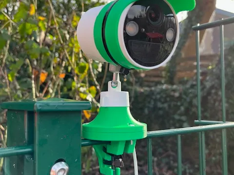 Kamerahalter für Zaun