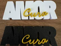 Enseigne Amor Cura en plusieurs parties — photo 2