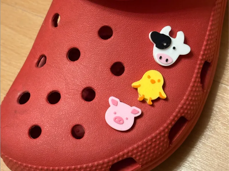 Farm animals croc chams jibbitz- no AMS