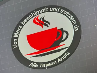 Antifa Getränkeuntersetzer