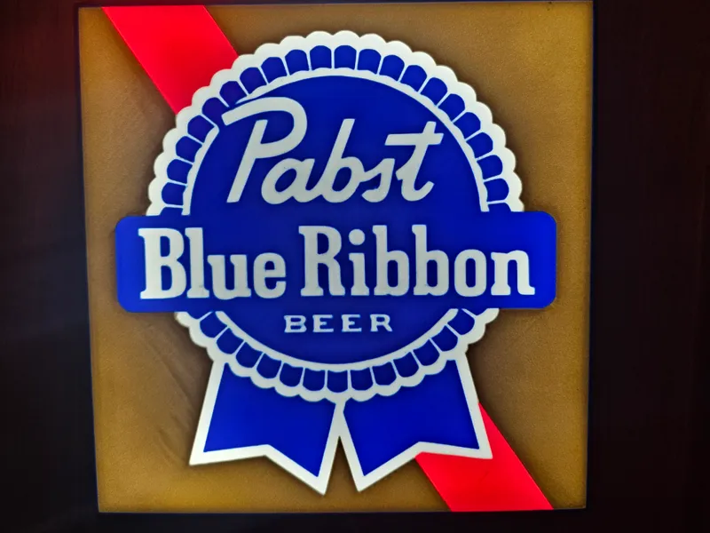 Pabst Blue Ribbon light 