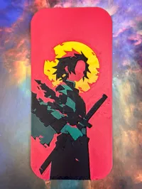 Silhouette minimaliste Tanjiro — Demon Slayer — photo 8