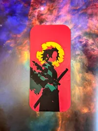 Silhouette minimaliste Tanjiro — Demon Slayer — photo 9
