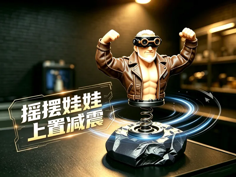 【木公造物】摇摆娃娃 暴躁老爹 上置减震 多色打印 暴躁家族