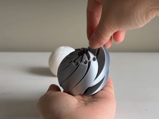 Parametric Twist Fidget Ball (with Fusion .F3D)