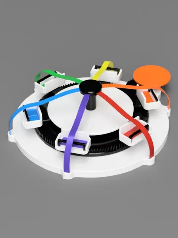 Modelo para impresión 3D: The Lazy Rainbow Ride — vista de referencia 2