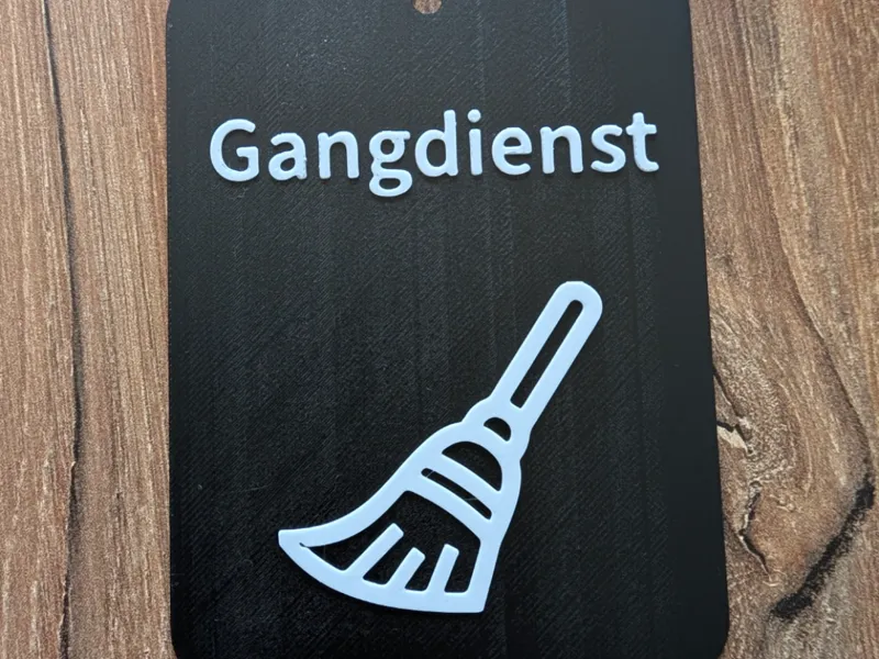 Gangdienstschild