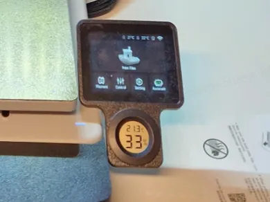 A1 screen frame with hygrometer