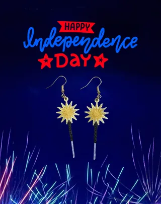 Sparkler earrings