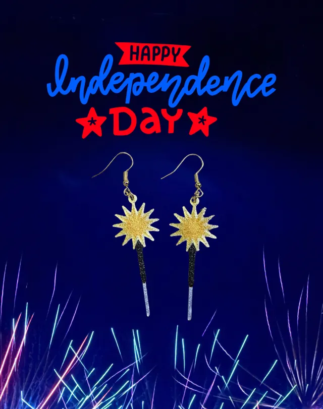 Sparkler earrings