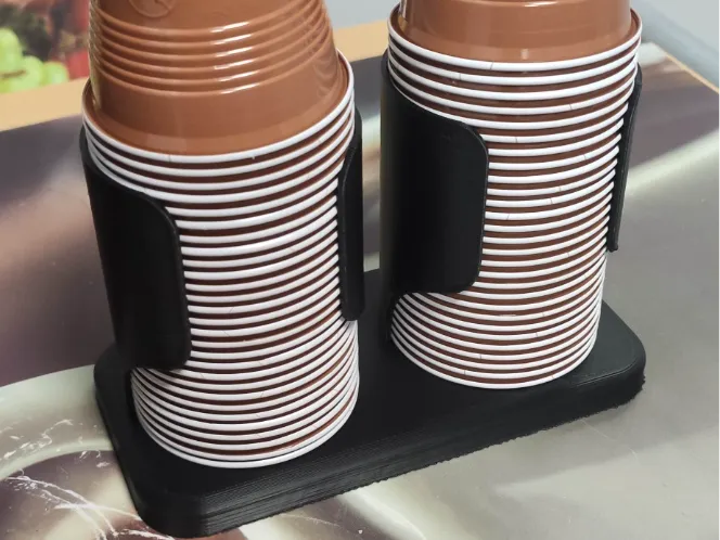 Plastic coffee cup holder 57mm