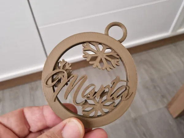 Boule de Noël personnalisée avec prénom