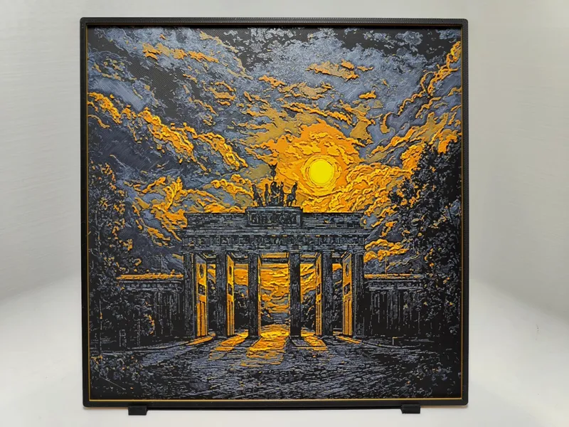 Brandenburg Gate Sunset - Hueforge