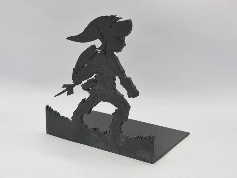 The Legend of Zelda: Link in Grassland 2D Bookend