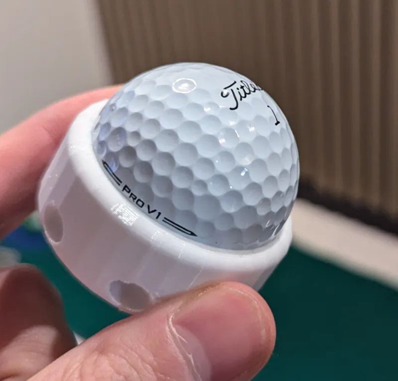Straight line golf ball marker