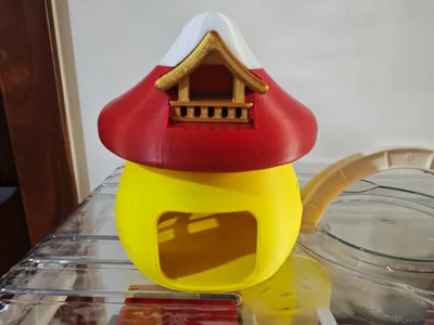 Hamster Mushroom House (Smurf House)