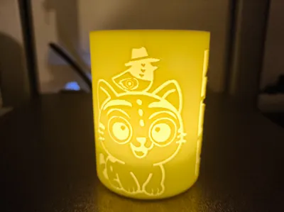 Demon Hunters candle holder