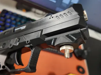 Gun Accessories - 1/4 Screw - Picatinny Adapter - Picatinny Rail - 1/4 Heat Set Nut - 6x8