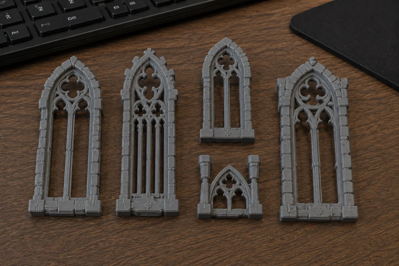 gothic windows greeble pack view 2