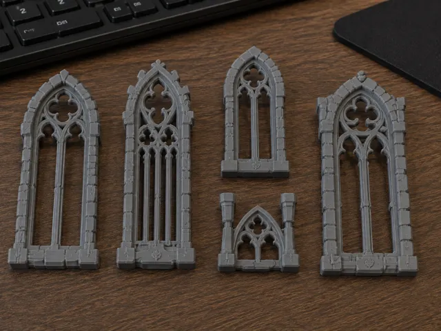 gothic windows greeble pack