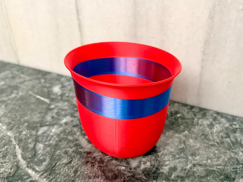 Striped Pencil Holder | Simple Design | AMS